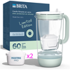 Carafe en verre verte 2 cartouches MAXTRA PRO Pure Performance
