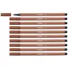 Feutre de qualité supérieure - STABILO Pen 68 - Stylo unique - Rötel