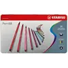 STABILO Pen 68 - Boîte métal - lot de 30 feutres de coloriage