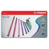 Stabilo pen 68 - boîte métal de 40 feutres pointe moyenne - coloris assortis 6840/6-ASS