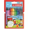Pack de 12 stylo feutres Stabilo Pen 68