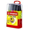 Surligneur Stabilo BOSS ORIGINAL - BOSSparade avec accroche comprenant 4 surligneurs