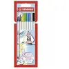 STABILO Etui de 12 feutres pinceau Pen 68 brush assortis