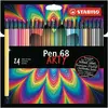 Pack de 24 feutres de dessin Stabilo Arty Pen 68