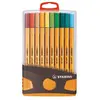 Etui de 20 stylos feutres Stabilo ColorParade Point 88