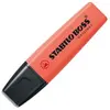 Surligneur - STABILO - Boss - Mine large - Douceur de corail - Encre fluorescente