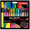 STABILO Pen 68 Max Arty - 12 pcs