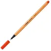 STABILO Lot de 3 Stylos feutre POINT 88 pointe fine 0,4 mm rouge