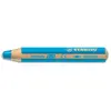 STABILO Crayon multi-talents woody 3 en 1, rond, cyan ()