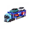 Dickie Toys Camion Avec Remorque Porte-voitures Lumières Et Son 40 Cm