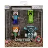Jada Minecraft Set de figurines en métal Steve Alex Creeper Warden 6 cm