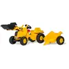 Rolly Toys Tracteur a pedales + remorque rollyKid CAT Rolly Toys