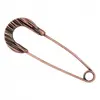 Epingle à Kilt bout rond cuivré 75 MM X 1 - Union Knopf(...) - Marron