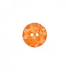 Non communiqué Bouton rond Fleurs 15mm 2 trous - Prym(...) - Orange