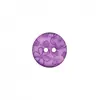 Non communiqué Bouton rond Fleurs 15mm 2 trous - Prym(...) - Lilas Violet