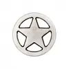 Bouton Étoile métal à queue 18mm - Prym Argent Antique gris - Argent A...