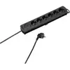 Vivanco Comfort Line Power Strip 6 Outlets Argenté One Size / EU Plug