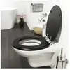 Tiger - Abattant wc à fermeture en douceur Blackwash mdf Noir 252030746