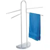 WENKO Porte-Serviettes Cosenza Porte-vêtements, 4 Bras, Demi-Pied Chromé