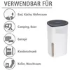 WENKO Déshumidificateur avec 2 blocs de granulés de 1 kg, Ø 15 x 23 cm...