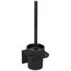Brosse WC et support en acier noir Wenko Lizan