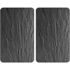 Wenko Plaques de protection en verre universelle Ardoise 2 pièces