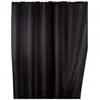 Wenko Rideau de douche anti-moisissure couleur unie - 180 x 200 cm - Noir WENKO