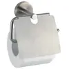 Wenko Bosio Porte Papier Toilette avec Couvercle - Inoxydable