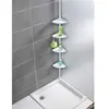 Wenko Wenko 3208010100 Etagère d'Angle Télescopique Douche Easy Blanc