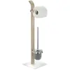 WENKO Ensemble wc sur pied samona nature - nature/brillant spéculaire