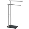 WENKO Porte-Serviettes Lima Acier INOX Porte-vêtements Satiné