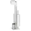 Support papier hygiénique et brosse wc, rivta - 3 en 1 Wenko
