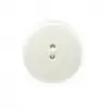 Non communiqué Lot de 4 Boutons stries blancs 19 mm - Distrifil(...) -
