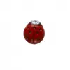 Non communiqué Boutons Petite coccinelle 11 mm X 4 - Distrifil(...) - Blanc