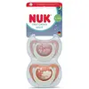NUK Starlight Jour/nuit - Sucettes 18-36 mois x2 koala rose