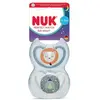 NUK Space Night Sucettes perfectionnées 0-6 mois x2 bleu