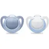 2 sucettes physiologiques Genius BLEU Nuk