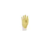 Honeywell - Gant Sahara 100 Taille 7 jaune tricot de coton avec nitrile EN 388