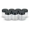 Pots de yaourt en verre x7 jg 3514 couvercle noir 150 ml severin