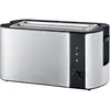 Grille-pain - SEVERIN - 2590 - 2 fentes - 1400W - inox brossé/noir