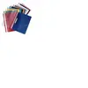 herlitz - Lot de 10 - chemise à lamelle, format A4, en film PP, rouge