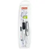 Herlitz 10999795 Stylo plume éducatif my.pen pour gaucher avec cartouche (Noir/rouge)
