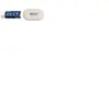 Gomme Ovale - HERLITZ - Caoutchouc Blanc - Dimensions: 49x18x110 mm - Pour Graphite