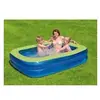 HAPPY PEOPLE- Family Pool Pataugeoire, 77785, Bleu Vert, Taille Unique