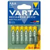 Varta - Piles rechargeables recyclées aaa 5 + 1 offerte (56813 101 476)