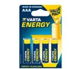 4 Piles LR03 AAA VARTA Energy Value Pack