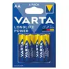 Piles Alcaline Longlife Power 1.5V LR6AA blister de 6 piles Varta