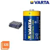 Pile alcaline industrielle 1.5V D LR20 VARTA - Vendu à l'unité