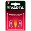 Ampoules 2,25v 0,25a par 2 v742 pour Lampe Varta