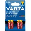 Varta - Blister de 4 piles longlife Max Power LR03 aaa 1,5V 4703110404